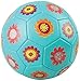 Crocodile Creek Kids Flowers Soccer Ball, Teal, 3