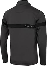 Calvin Klein Scale Performance 1/2 Zip Sweater Dark Grey Marl XXL view 2