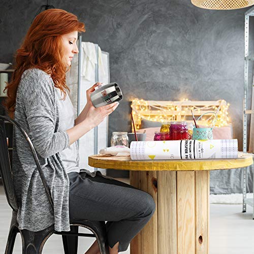 Transfer Tape for Vinyl - Premium Clear Vinyl Transfer Paper Roll - 12" X 15 FT Clear w/Alignment Grid - Quality Adhesive Transfer Tape The Perfect Solution for Your Vinyl Projects