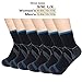 6 Pairs Sport Plantar Fasciitis Arch Support Low Cut Running Gym Compression Foot Socks / Foot Sleeves (S/M, Black1)