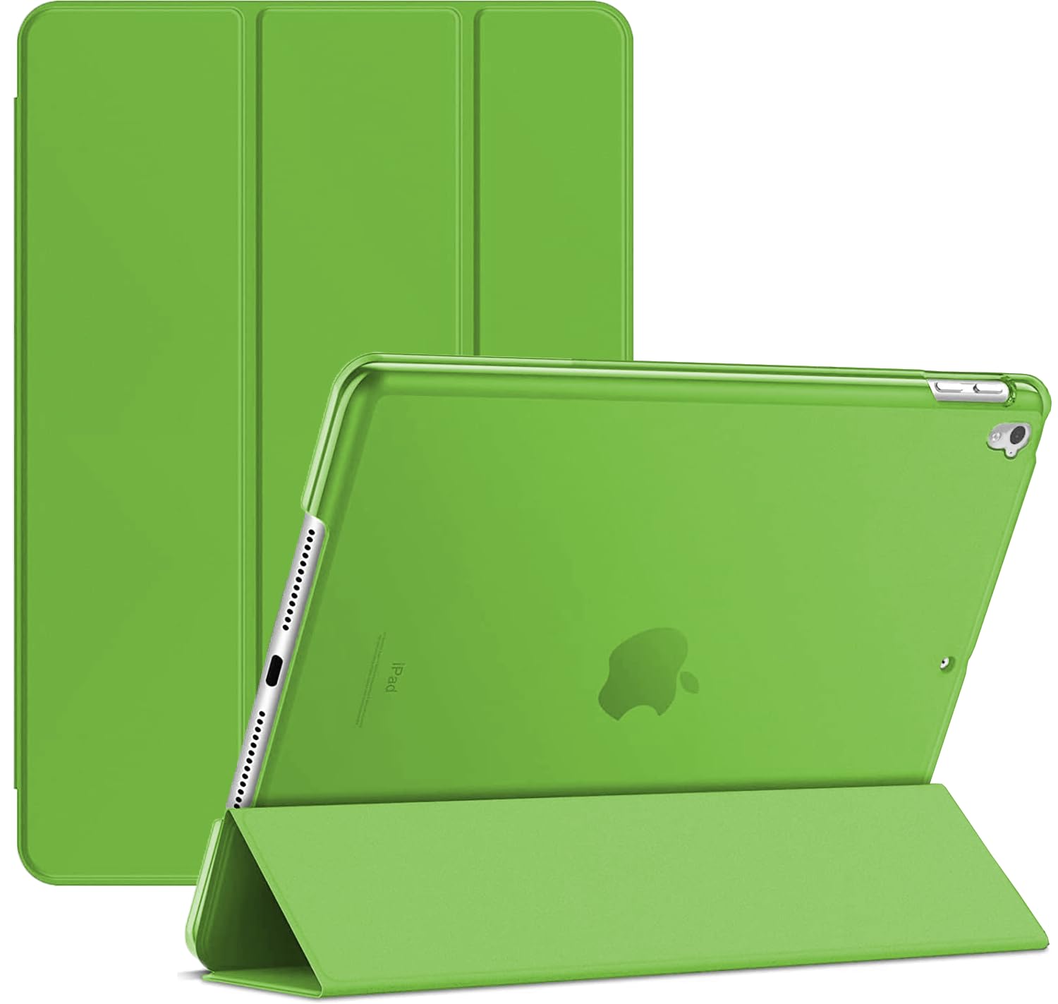 For Apple iPad 7th Gen 2019 A2197/21989 Smart case Magnetic Stand cover with Wake/Sleep (Green)