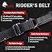 WOLF TACTICAL Everyday Riggers Belt - Tactical 1.75” Nylon Web Belt for CQB, CCW