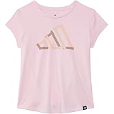 Adidas Girls Slim Fit Cap Sleeve Active Tee