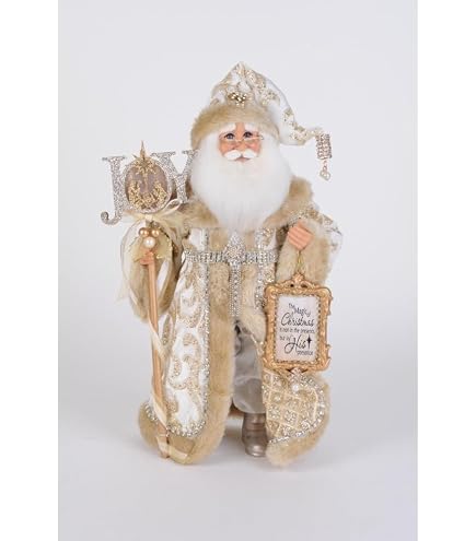 Amazon.com: Karen Didion Originals Train Santa Figurine, 17 Inches