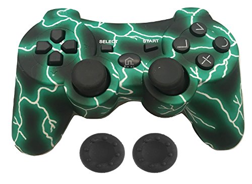 PS3 Controller Wireless - KPLN PS3 Remote Control Gamepad for PlayStation3, PS3 (Green)