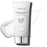 TIRTIR Hydro UV Shield Sunscreen | SPF 50+ Broad Spectrum UVA UVB Korean No White Cast Face Sunblock, 1.69 Fl Oz