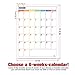 Mag-Fancy Magnetic Dry Erase Calendar - Vertical Calendar for Refrigerator - Monthly Fridge Calendar Whiteboard with Extra-Thick Magnet Included Fine Point Marker & Eraser & Holes for Wall Hanging