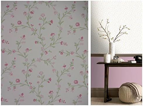 Dolly Mixtures Ditsy Daisy Pale Pink Wallpaper 268156 by Dolly Mixtures
