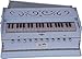 Harmonium White Pro Grade By Kaayna Musicals, 11 Stop- 6 Main & 5 Drone, 3½ Octaves, Coupler, Gig Bag, Bass/Male Reed Tuned- 440 Hz, Suitable for Peace, Yoga, Bhajan, Kirtan, Shruti, Mantra, etc
