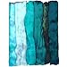 Magic Wool Fiber for Needle Felting Wool Fairies, Angels, Mermaids and Waldorf Dolls. Super soft Merino Roving, hand dyed BFL Luster Wool and sparkling Firestar. Multi Fiber Sampler 1oz Teal Multi