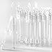 Hosaire Bubble Wand 48 Pack Heart Tube Wedding Bubbles Summer Toy Party Favor (No Bubble Fluid)