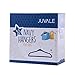 Baby Velvet Hangers - 50-Pack Blue Velvet Hangers, Ultra Thin Non-Slip Junior Hangers for Children Clothes, Space Saving