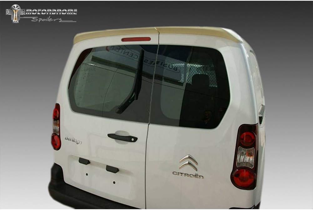 Motordrome Roof spoiler compatible with Citroën Berlingo & Peugeot Partner 2008-2018 (Models with 2 barn doors) (PU) - Image 3