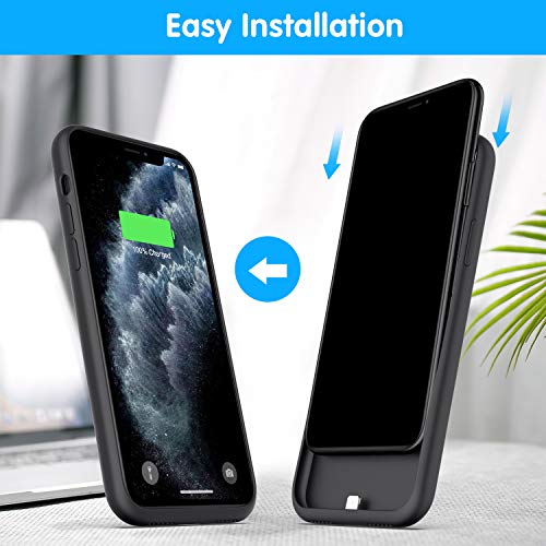 Xooparc Battery case for iPhone 11 pro max [7800mah] Upgraded Charging