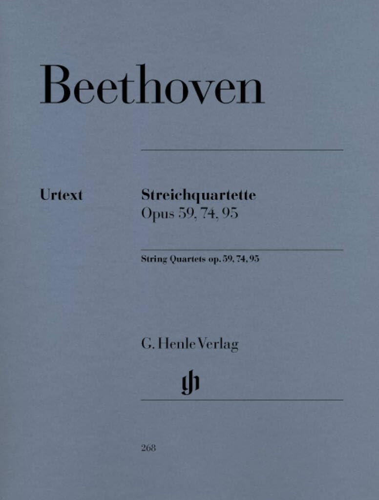 String Quartets op. 59, 74, 95string quartet