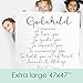 Ocean Drop Designs Muslin Swaddle Blankets - Baby Gifts for Boys & Girls - Gender Neutral Christian Newborn Gifts