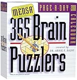 Mensa 365 Brain Puzzlers Page-A-Day Calendar 2008 by 