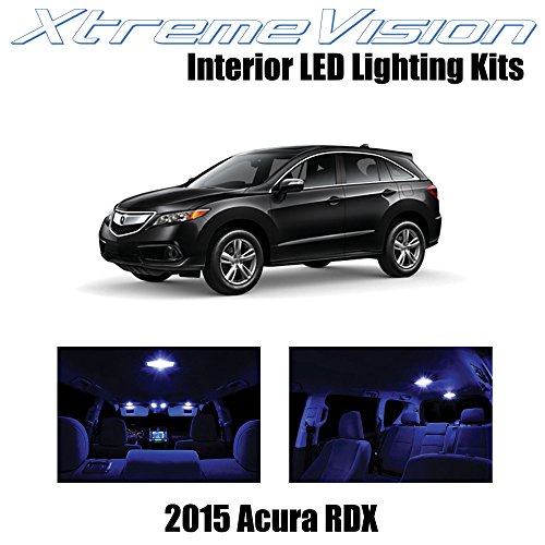 Click Here to See More Images XtremeVision Acura RDX 2015+ (12 Pieces) Blue Premium Interior LED Kit Package + Installation Tool
