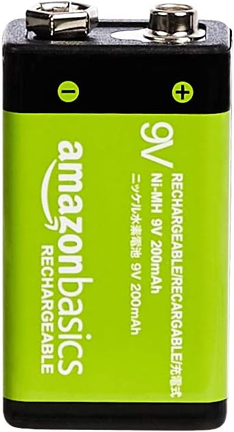 Amazon Basics 4-Pack, Rechargeable 9V NiMH Batteries, 200mAh, Recharge up to 1000x Times , Pre-Charged - Image 3