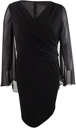 calvin klein cape dress