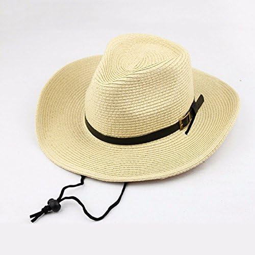 Milk White MenS Cowboy Hat Large Brim 