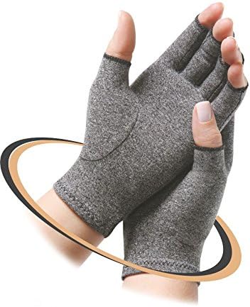 Hand Gloves, Swelling, Rheumatoid, Osteoarthritis, Tingling or Numbness, Fingers/Joint Pain, Helps in Hand Mobility Reducing Muscles & Palm Pain. Unisex. (S/M/L/XL) 1 Pair. (M)