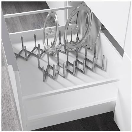 Amazon Com New Stainless Steel Pot Lid Plate Kitchen Organizer