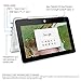 HP Chromebook x360 11-inch Convertible Laptop, Intel Celeron N3350, 4GB RAM, 32GB eMMC storage, Chrome OS (11-ae040nr, White)