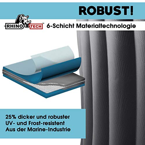 Whirlpool aufblasbar MSpa Tekapo für 4 Personen 158x158cm In-Outdoor Pool 108 Massagedüsen Timer Heizung Aufblasfunktion… – Bild 8