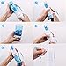 ACTOPP Water Dental Flosser Portable Oral Irrigator 2 Modes Waterproof 200ml Water Tank with 5 Jet Tips Rechargeable Cordless Water Flosser Ideal for Kids Adults Braces in Home and Travel