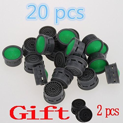 BaiDaiMoDeng 22 Pcs Water Saving Aerator Porcelain Bathroom Faucet Bubbler Spout Net Soft Flower Water Mouth Flowers To Prevent The Splash
