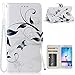 Galaxy S7 Case,CASELAND [Premium Flip] PU Leather Wallet Stand Protective Cover Case for Samsung Galaxy S7 - Butterfly Flower