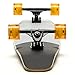 Ten Toes Board Emporium Zed Bamboo Longboard Skateboard Cruiser, 44