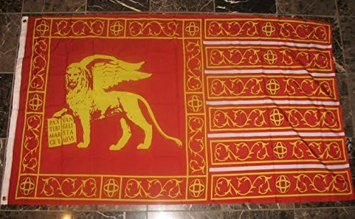 Venice Yacht Flag 3'x5' Veneto Italy Rough Tex Knitted Banner