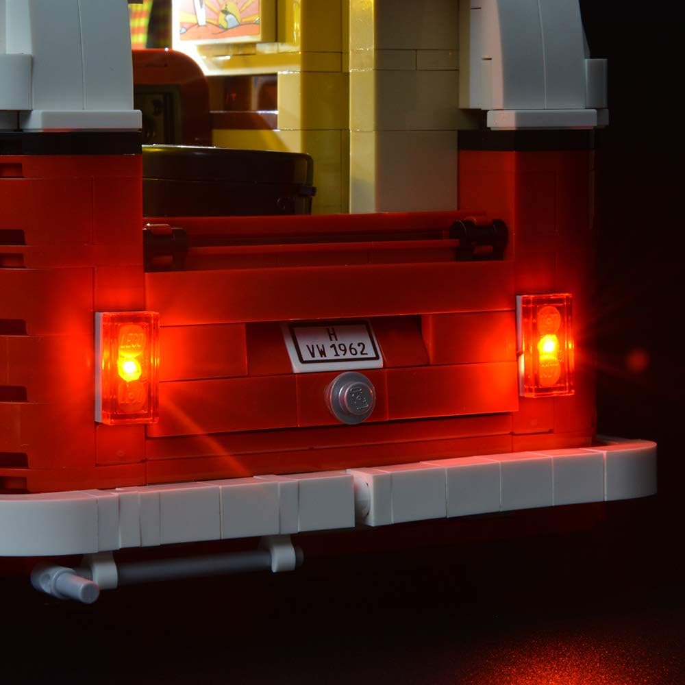BRIKSMAX VW T1 Camper Van Led Lighting Kit- Compatible with Lego 10220 Building Blocks Model- Not Include the Lego Set - Image 5
