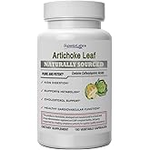 Superior Labs – Artichoke Leaf NonGMO Powerful with Caffeoylquinic Acid Natural Dietary Supplement to Support Healthy Metabolism, Digestion, Antioxidant, – 600 mg Dosage – 180 Veg Caps