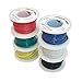 CIRCUIT-TEST 22AWG Stranded Hook Up Wire Kit - 6 x 25 Foot Rolls - Assorted Colors (10-HT22K6-25)
