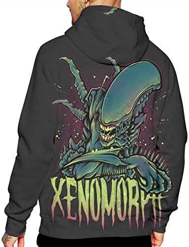 ZLCOBNEYL11 Men's Jacket Sweatshirt Aliens Xenomorph Hoodies for Men Lightweight Sports Hoodie Hooded