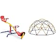 Gym Dandy Indoor & Outdoor Playground Equipment Teeter Totters, 360 Spinning Seesaw, Swing Set for Children Exercises Age 3-12