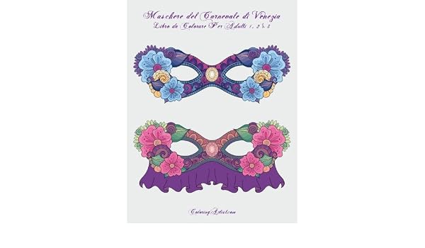 Amazoncom Maschere Del Carnevale Di Venezia Libro Da