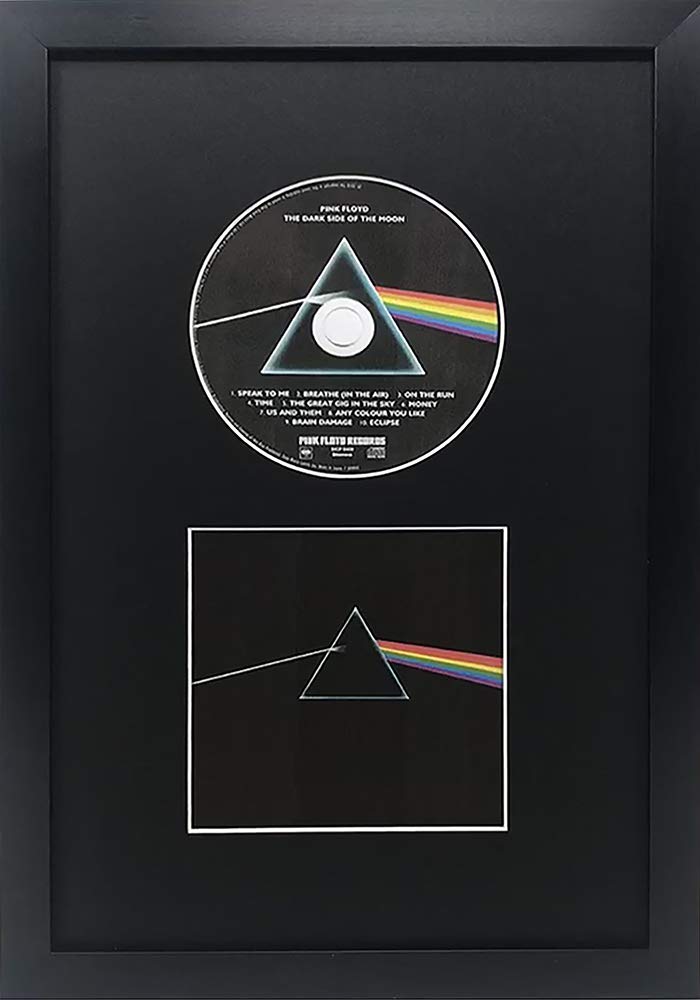 pf+a REAL GLASS CD and Album Cover Black Frame - Oxford Black Frame For CD/Album Cover — image 1