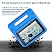 CAM-ULATA Amazon Kids Kindle Fire 7 Case 2015 Release for Boys&Girls, Tablet 7 inch Cover Shock Proof Protective with Handle Stand Holder Light Weight (Previous Generation - 5th) Blue