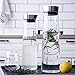 Hiware Glass Water Carafe with 18/10 Stainless Steel Lid Heat Resistent Glass Pitcher For Hot/Cold Water and Juice Beverage Decanting and Serving Wine, 40 Oz