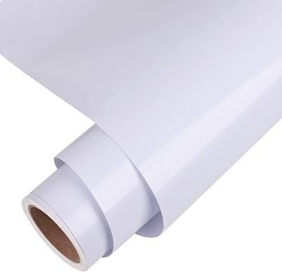 VINYL FROG Glossy Permanent White Adhesive Vinyl 12x60in Self Adhesive