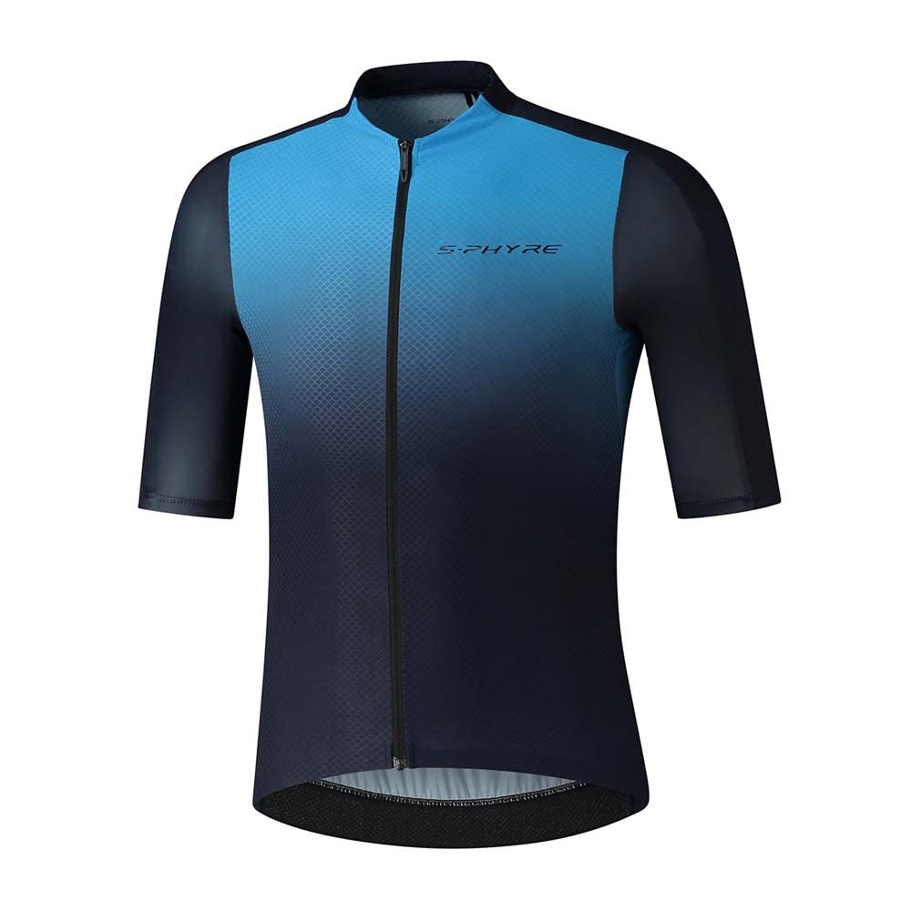 Shimano Clothing Men's, S-PHYRE FLASH Jersey, Blue, Size XL
