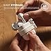 elago Silicone Strap Compatible with Apple AirPods 1 & 2 - Ideal Length, Compact, Lightweight - White