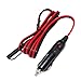 SAE to Car Male Cigarette Lighter Extension Cable - 12V-24V Heavy Duty Cord 10A Fuse Car Battery Charger Lead with LED Light 5FT (5ft)