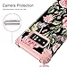 Samsung Galaxy Note 8 Case, Hekodonk Shockproof Premium Case Anti-Scratch Hybrid Dual Layer TPU Gel Silicone Bumper Hard PC Protective Case Cover for Samsung Galaxy Note 8 (Vintage Rose/Pink)