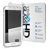 Galaxy S6 intelliGLASS HD - The Smarter Samsung Glass Screen Protector by intelliARMOR To Guard Against Scratches and Drops. HD Clear With Max Touchscreen Accuracy.