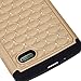 LG G Stylo Case, LG G4 Stylus/LG LS770 Case, Style4U Studded Rhinestone Crystal Bling Hybrid Armor Case Cover for LG G Stylo/LG G4 Stylus LS770 with 1 Style4U Stylus [Gold/Black]